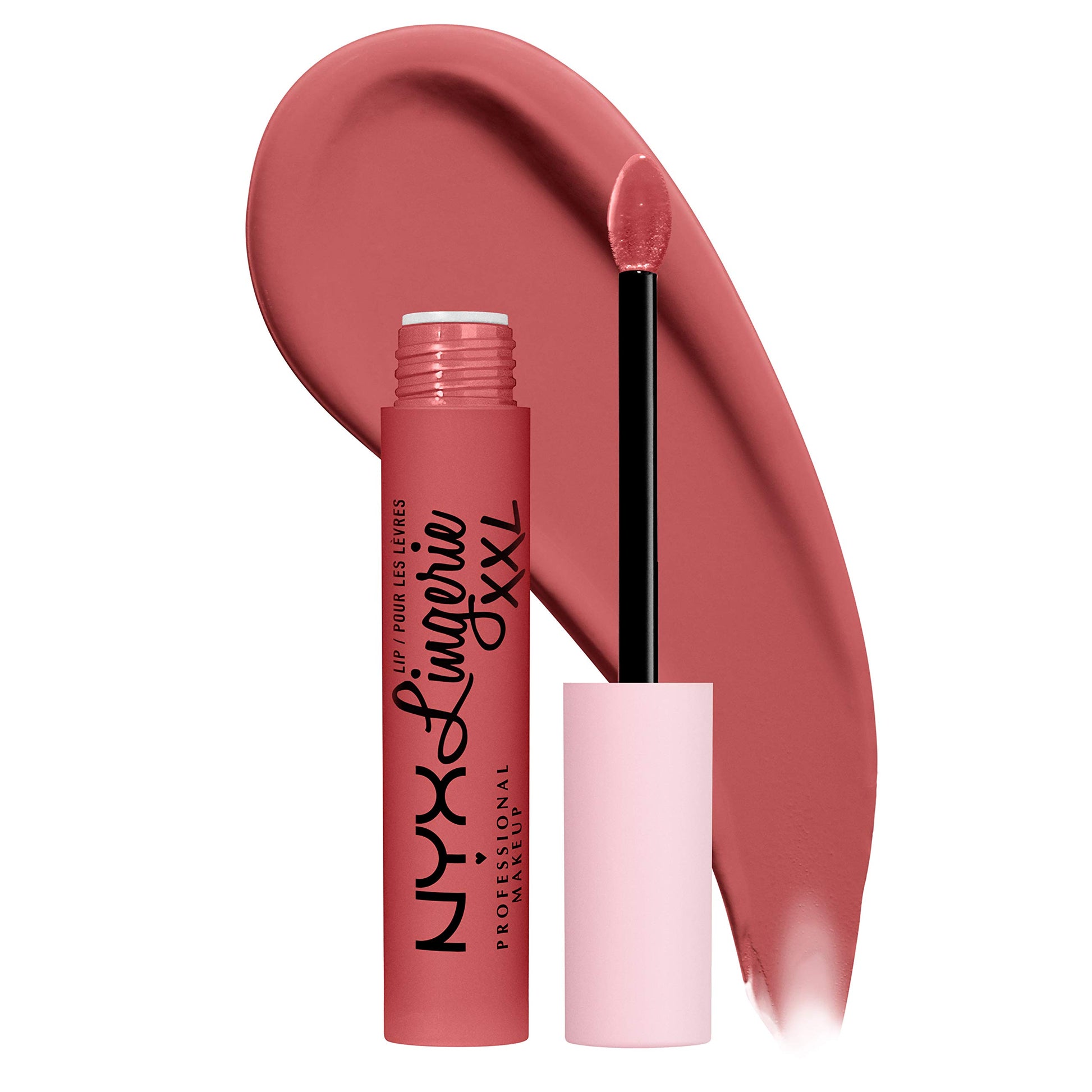 NYX Professional Makeup, Lip Lingerie XXL, Labial Liquido Mate, Tono Xxpose Me