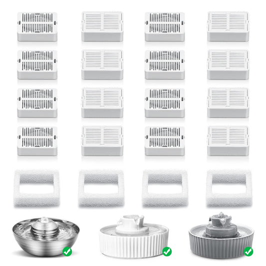 Filtros de Fuente NautyPaws Cerámica para Gatos Magdalenas y Ondas