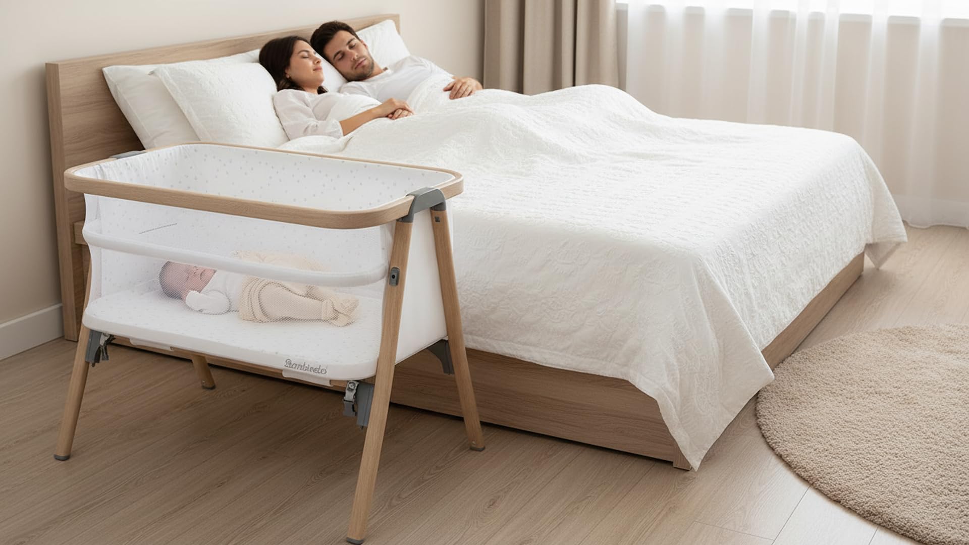 BAMBINETO Cuna Colecho WABI SABI con Mosquitero