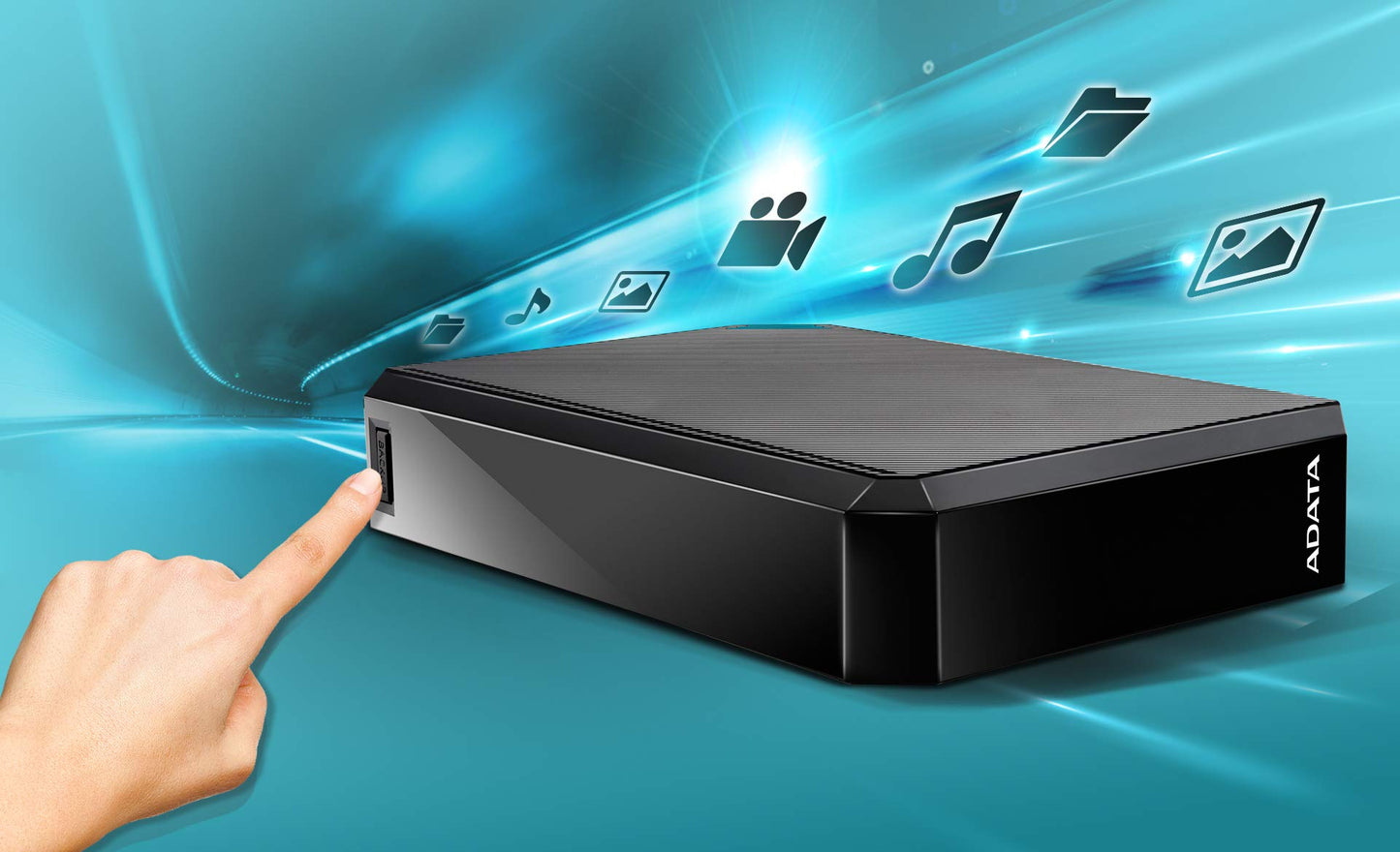 Disco Duro Externo ADATA Negro 6 TB USB 3.1 de Escritorio