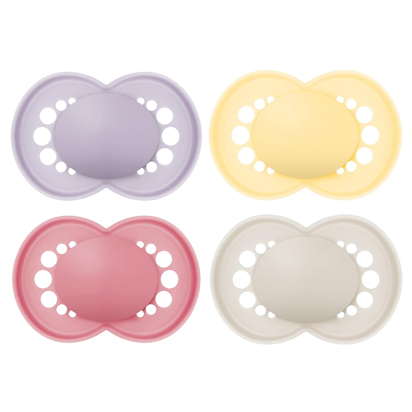 MAM - Chupetes originales mate para bebé, Binky para más de 16 meses, pezón de silicona sin BPA, fácil de limpiar, mejor para bebés lactantes, desarrollado con expertos médicos, 4 unidades