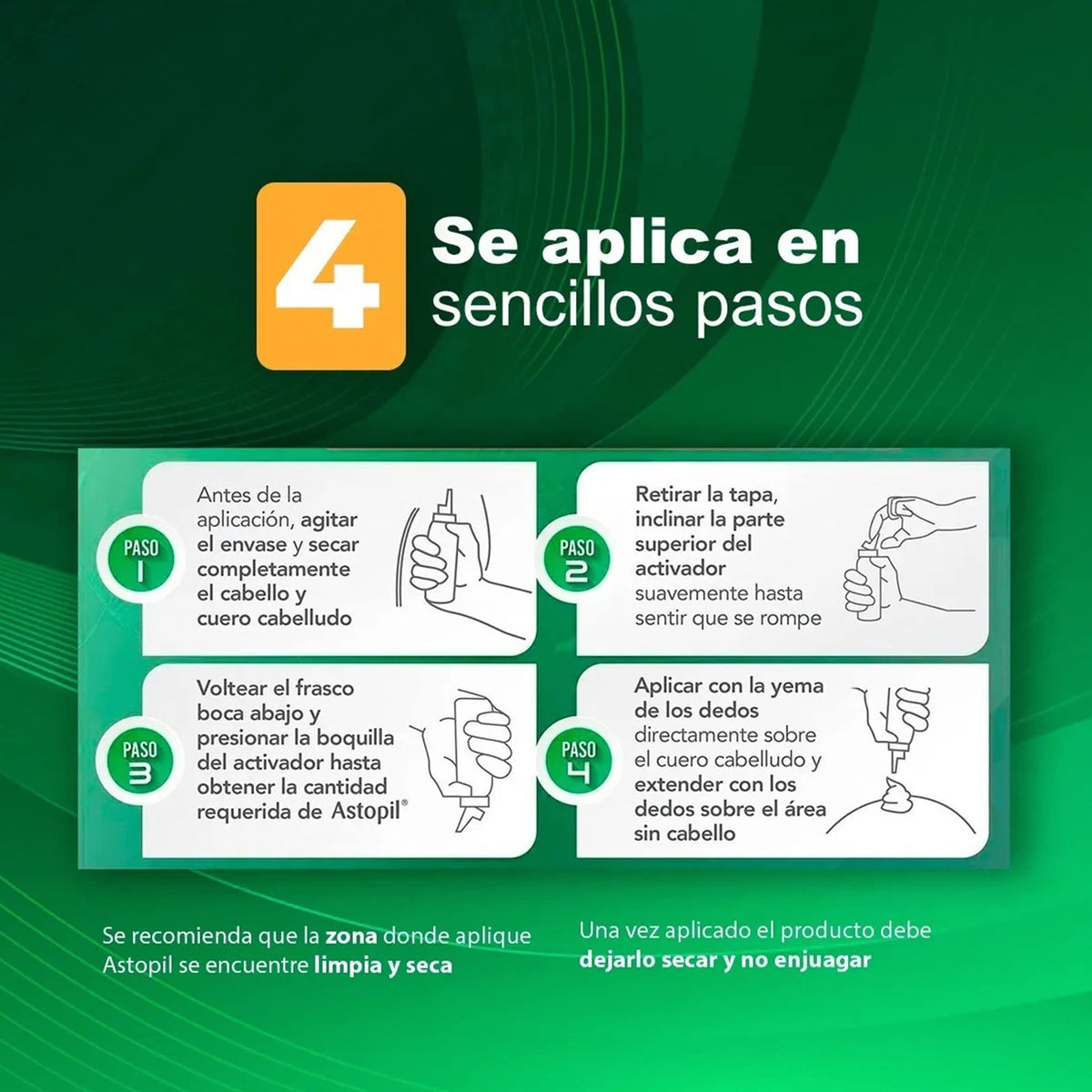 Espuma Tratamiento Advaita Astopil Minoxidil 5% Blanca Sin Aroma para la Alopecia Androgénetica, Areata e Hipotricosis Congénita, Paquete de 6 Tubos 15 g