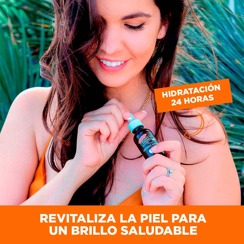 Palmer’s Coconut Oil Formula Aceite Facial de Belleza Coco con 10 Óleos Puros y Preciosos para una piel Radiante e Hidratada, Dermatológicamente Probado, No Comedogénico, 30ml