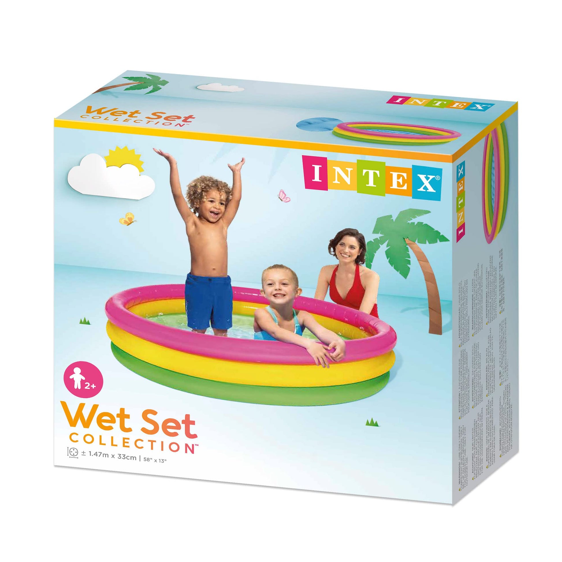 Intex 57422 alberca para piso - Piscina (Piscina hinchable, Círculo, 147.3 cm, 330.2 mm, 9.01 kg, 95.2 mm)