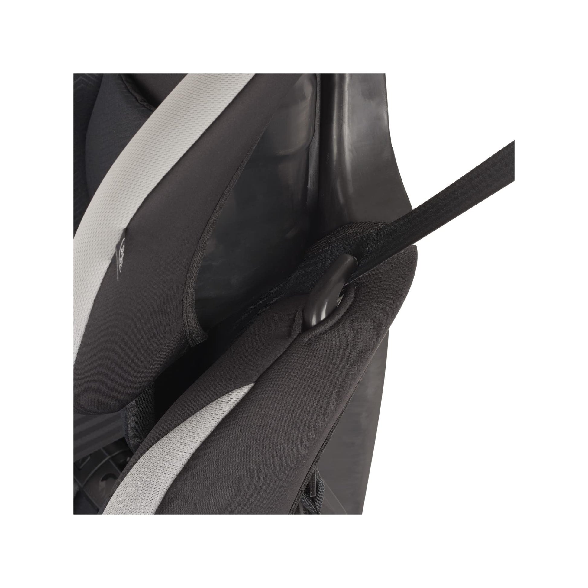 Asiento Elevador de Respaldo Alto Evenflo Maestro Sport gris granito con Arnés