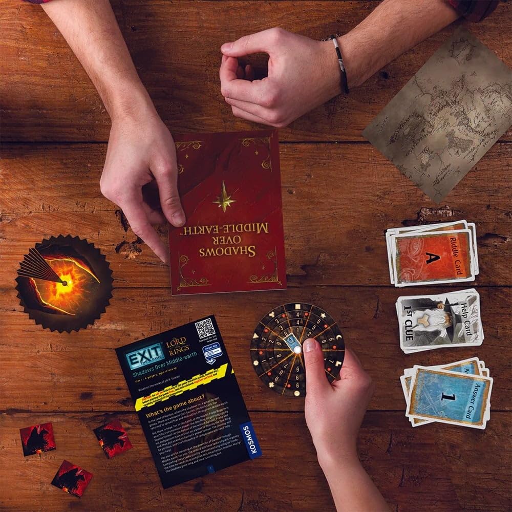 Juego de Escape Exit: The Lord of The Rings Shadows Over Middle-Earth Kosmos Game para Hombre y Mujer