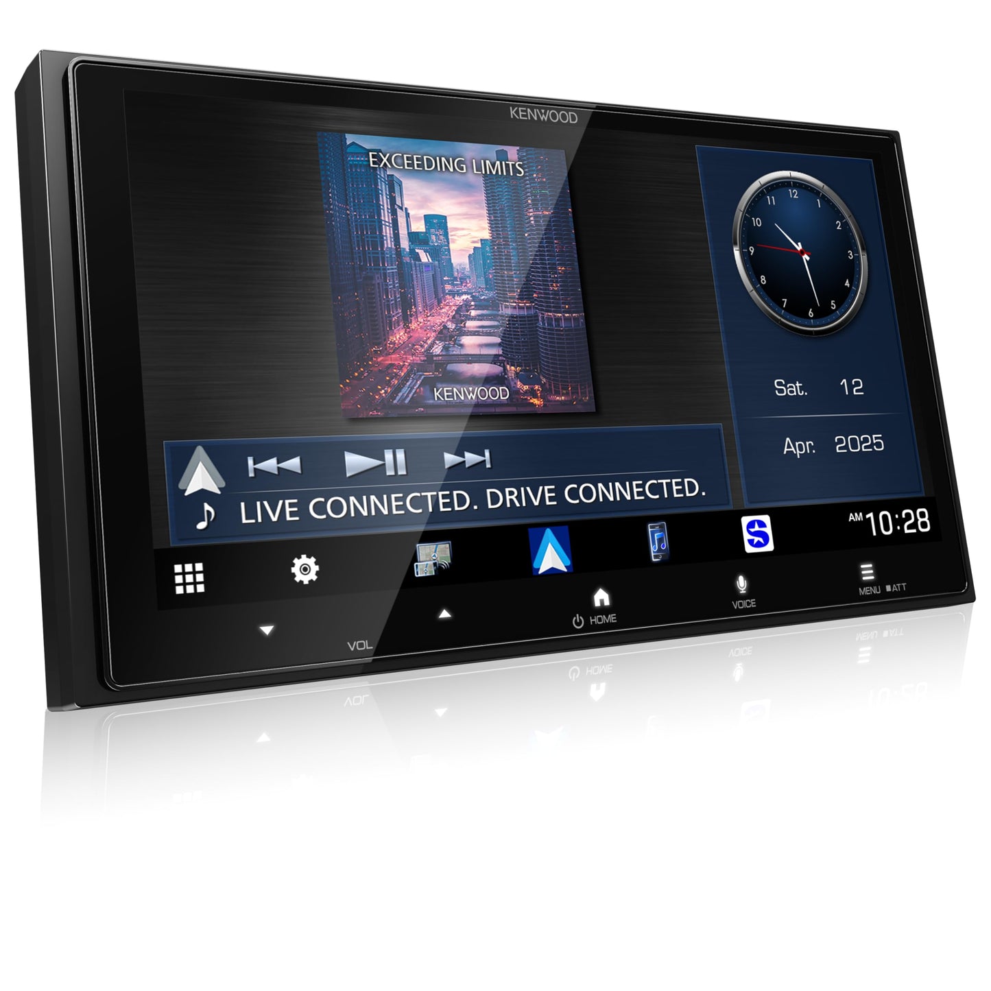 Kenwood DMX8710S Receptor multimedia digital HD de 6 pulgadas (no reproduce discos)