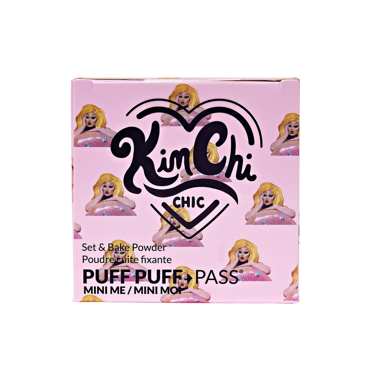 KIMCHI CHIC, Mini Me Puff Puff Pass Ivander, Polvo Suelto Fijador, Ultraligero con Polvo de Arroz y Vitamina E, Acabado Mate, Control de Brillo