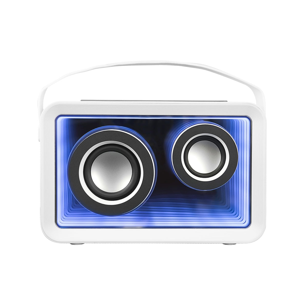 Bocina Inalámbrica PERFECTCHOICE Transparente con Centro de Carga para Smartphone Loopstar