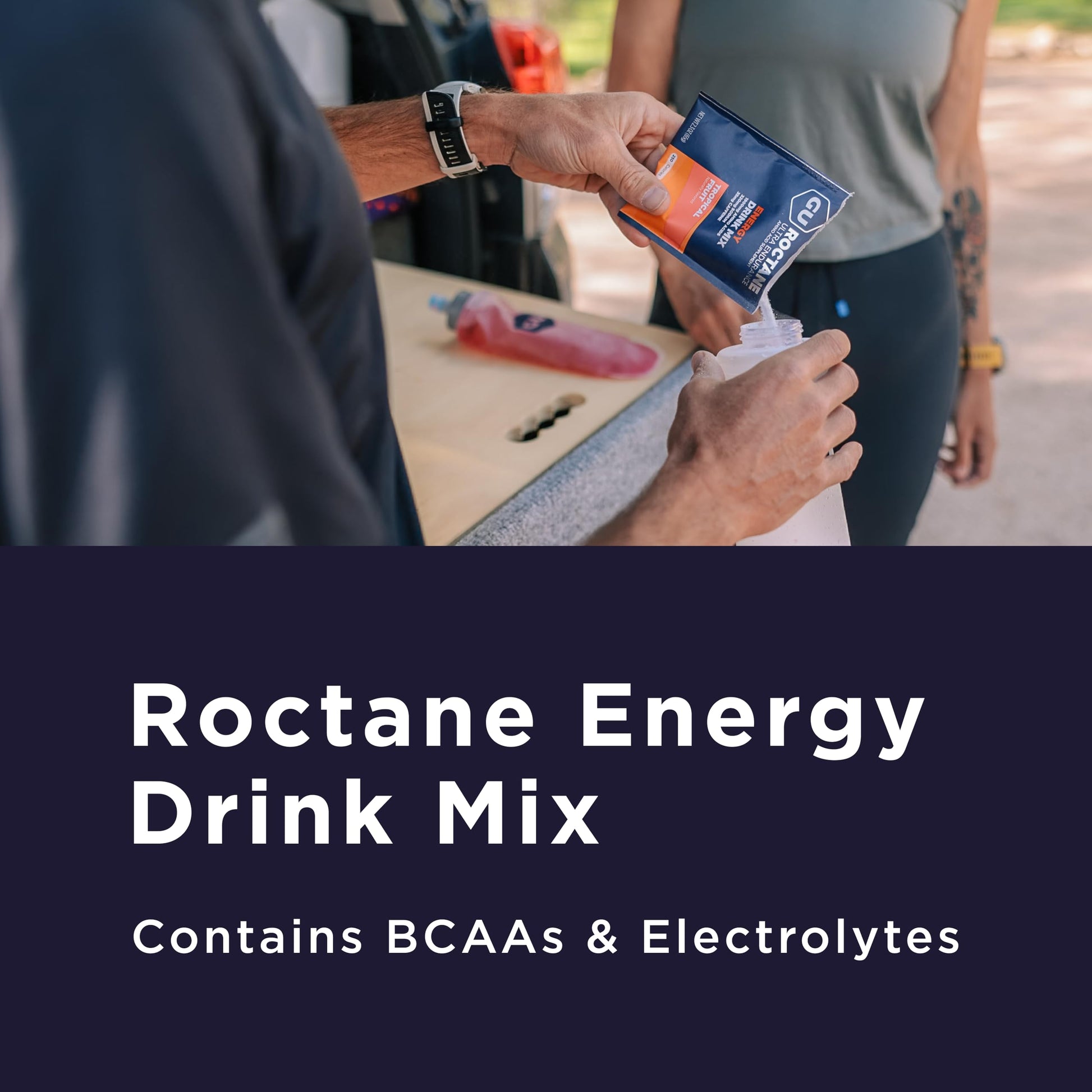 GU Energy Roctane Ultra Endurance, Mezcla de Bebidas Energéticas, Limón - Baya, Paquete de 10 Piezas