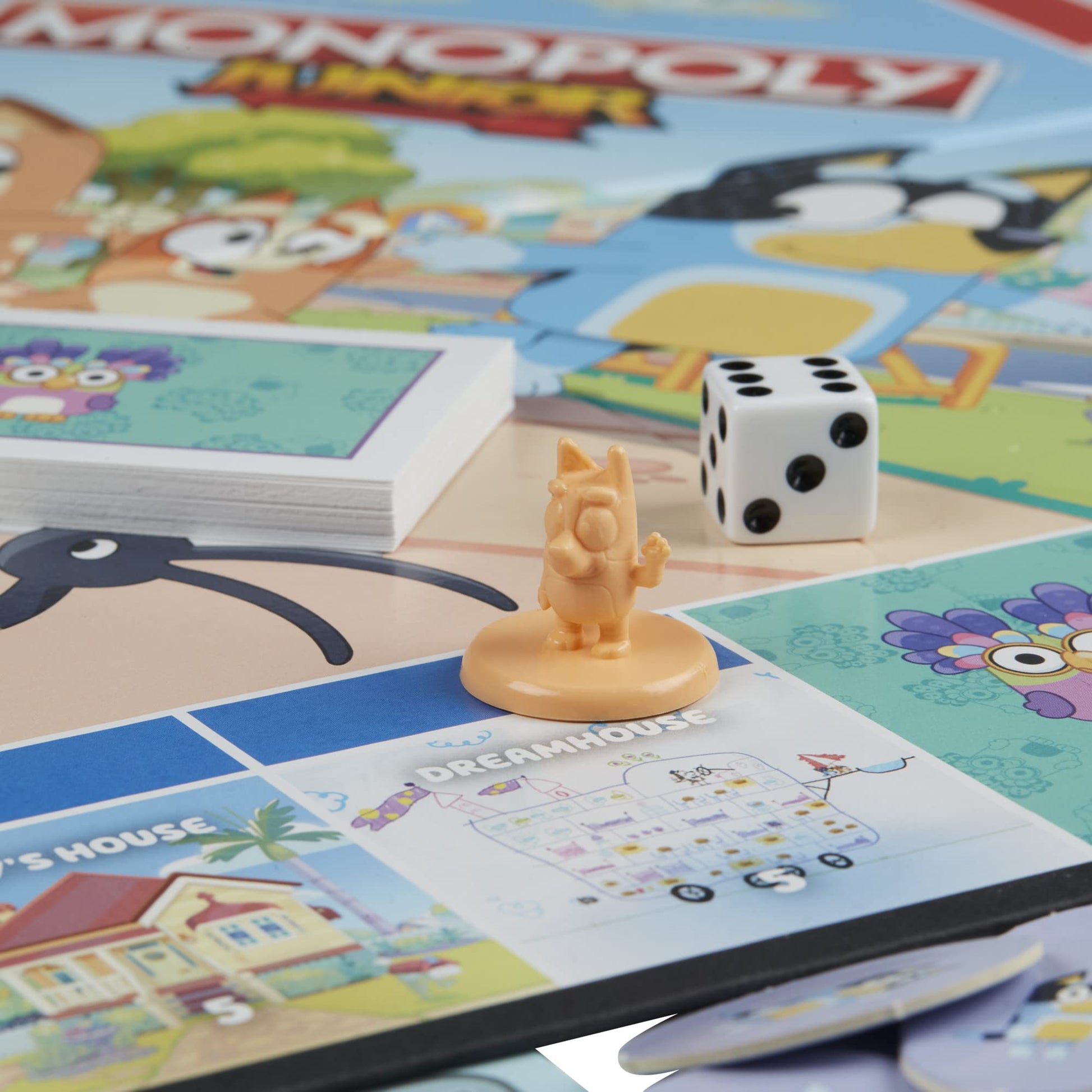 Juego de Mesa Monopoly Hasbro Gaming Junior Bluey Edition Azul Exclusivo para Niñas y Niños