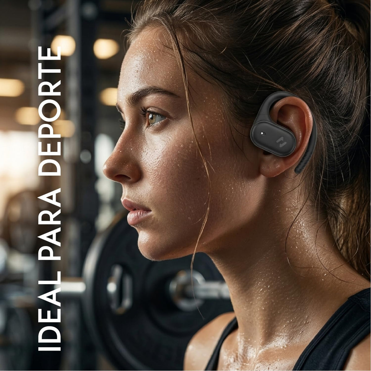 Audífonos havit Onyx Black Oído Abierto OWSFIT 02A BT 5.4 IPX5 64h