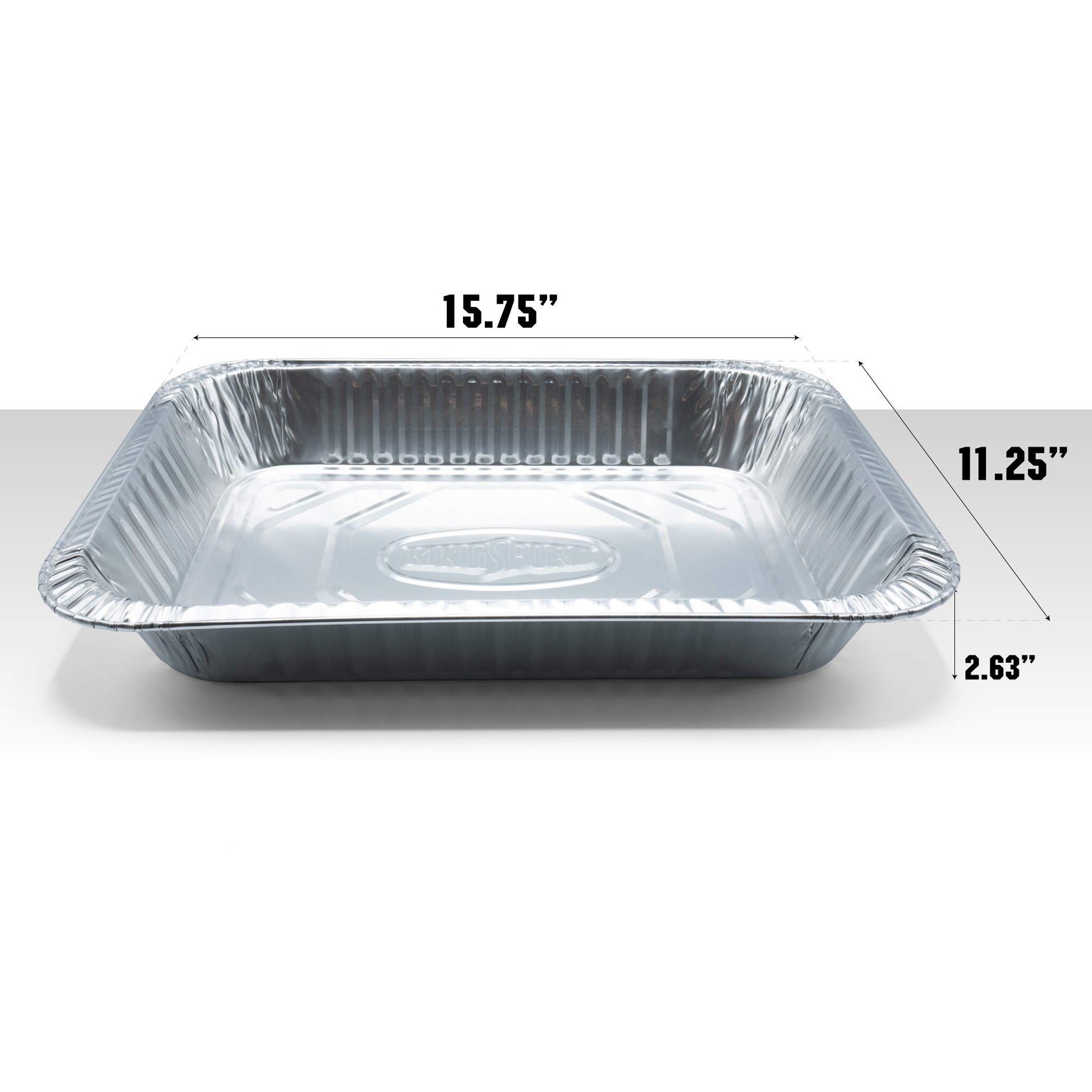 Sartenes de Aluminio Kingsford Grandes Resistentes Desechables para Cocinar y Hornear