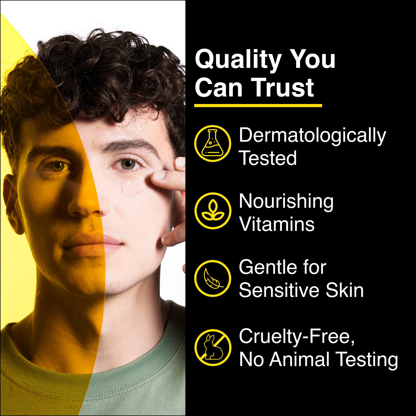 Lumin - Tratamiento Facial Anti-vejez para Hombres - Correction Trio | Incluye 3 productos: Crema para Contorno de Ojos, Exfoliante Facial y Bálsamo Hidratante que ayudan con ojos cansados, manchas oscuras, ojeras, hinchazón, piel desigual. Duración 2 mes