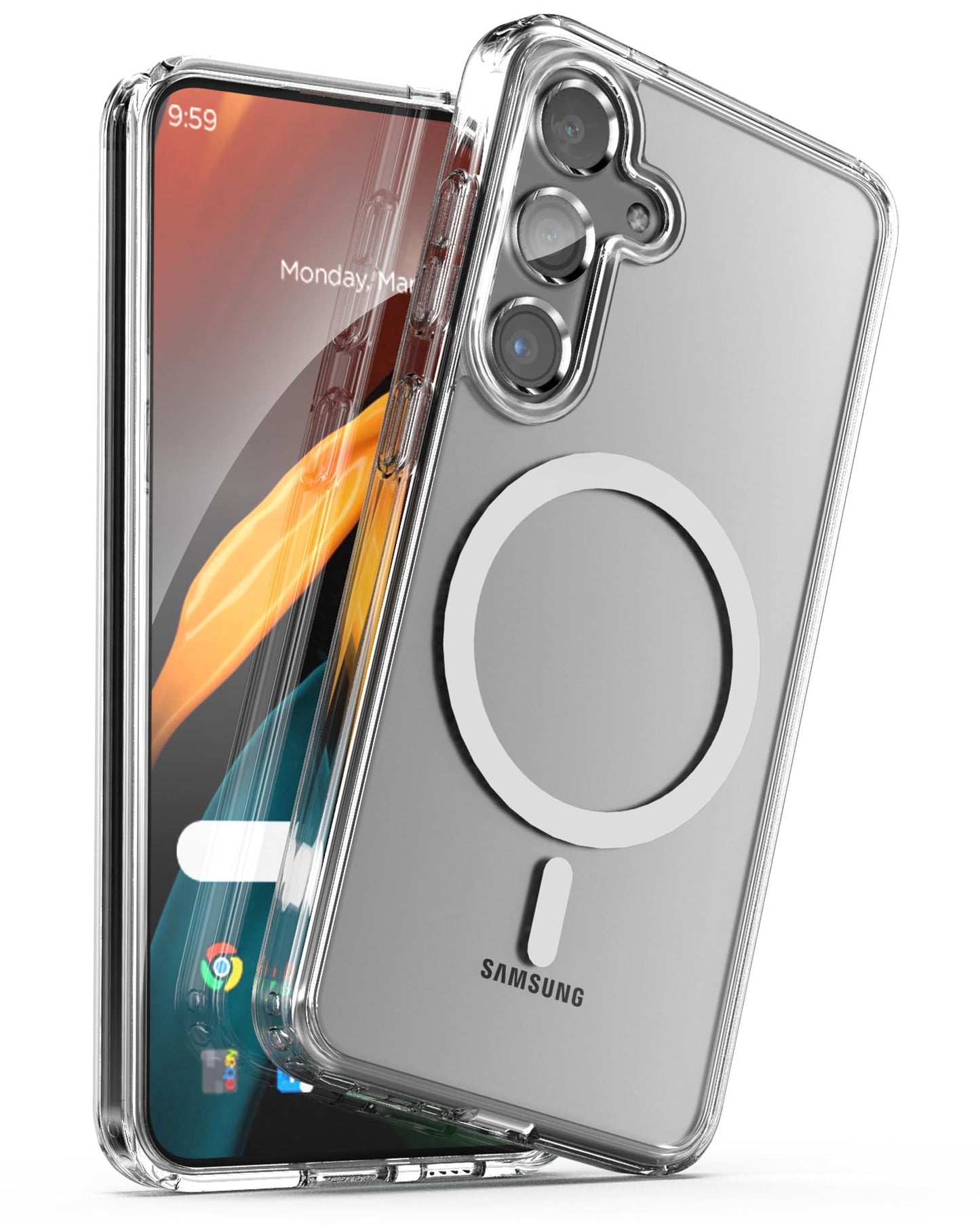 Funda para Samsung Galaxy S24 Plus Encased Cristalina Compatible con MagSafe