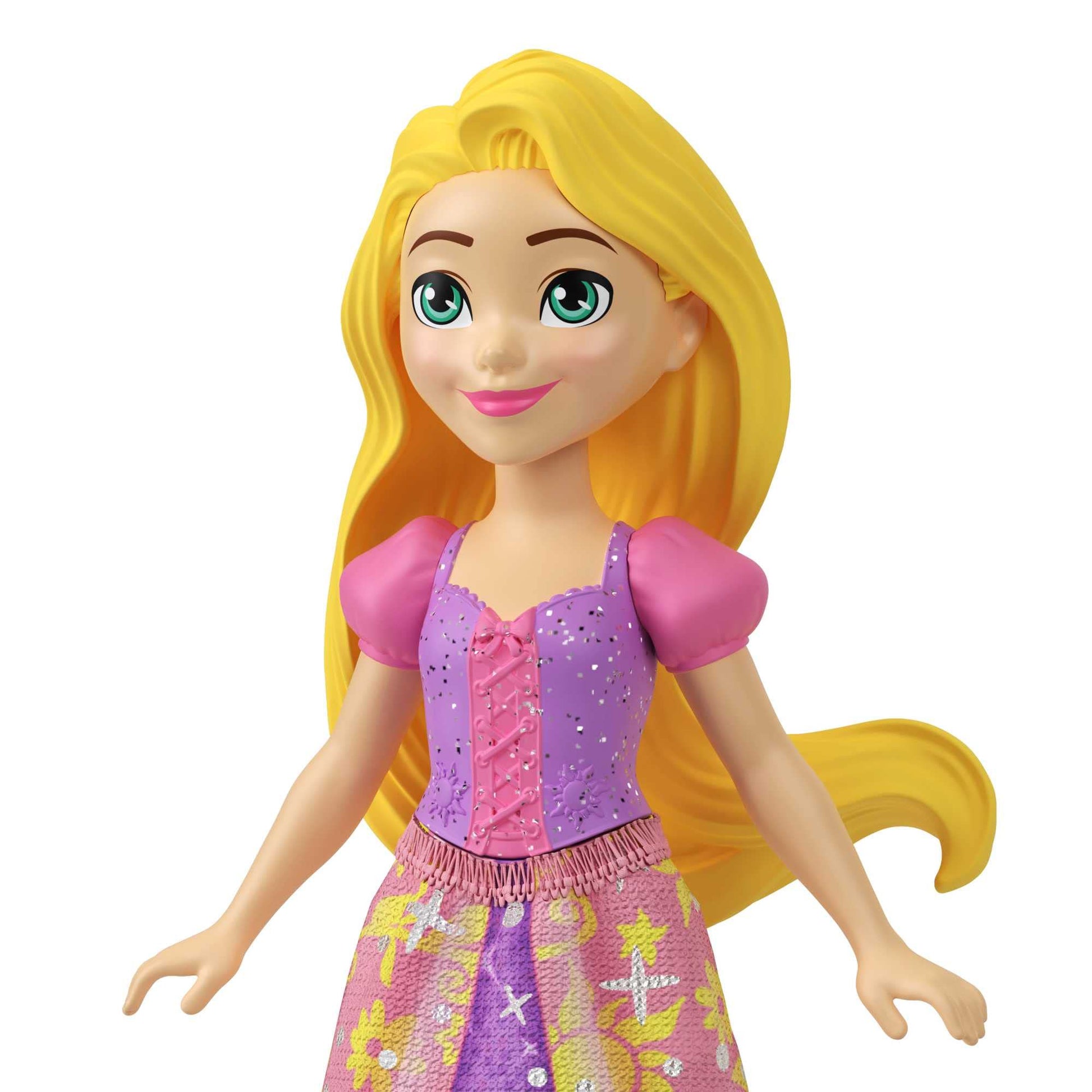 Juego de Fiesta Mattel Disney Princess en Ropa Brillante con 6 Muñecas y 13 Accesorios para el Té
