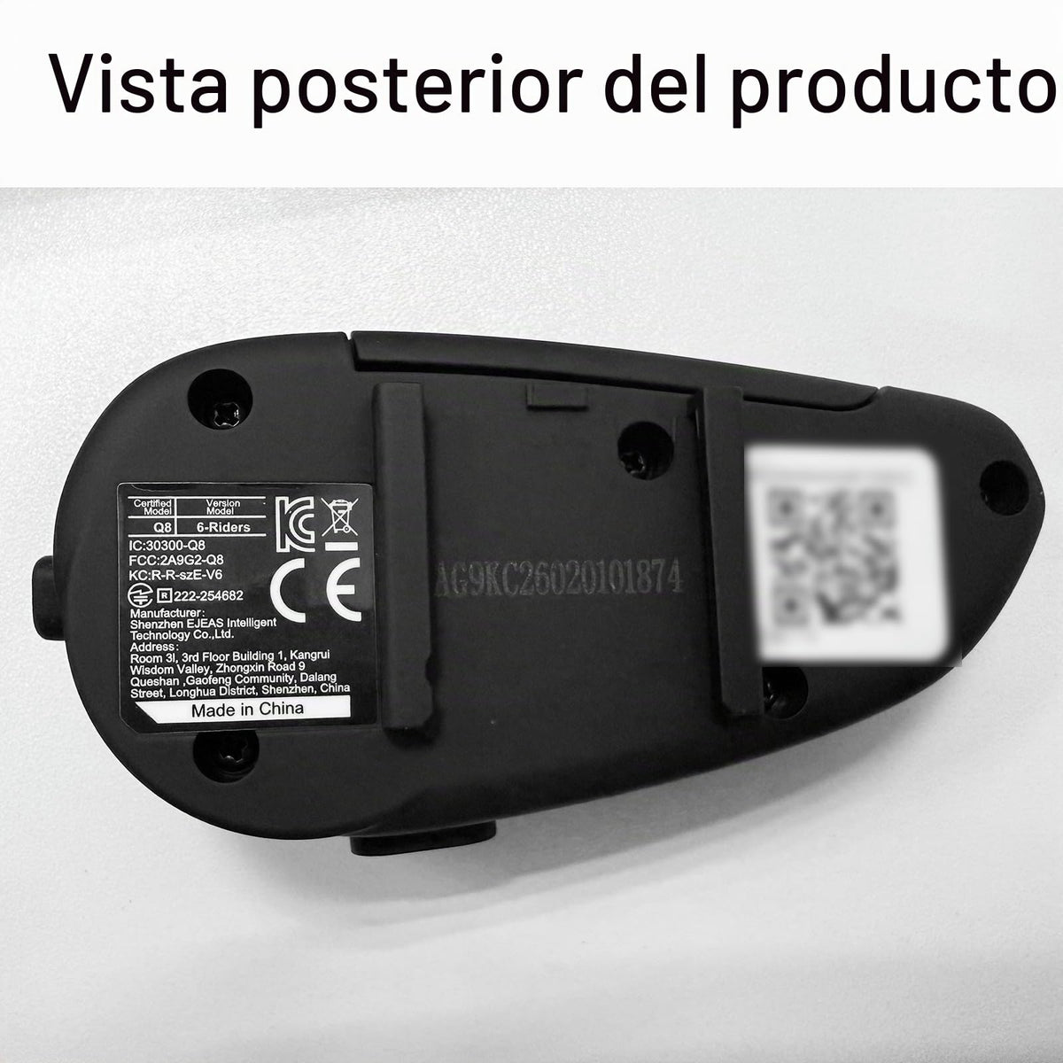 Casco de Motocicleta SolaMr Bluetooth con Intercomunicador Negro y Sistema de Comunicación para 6 Riders