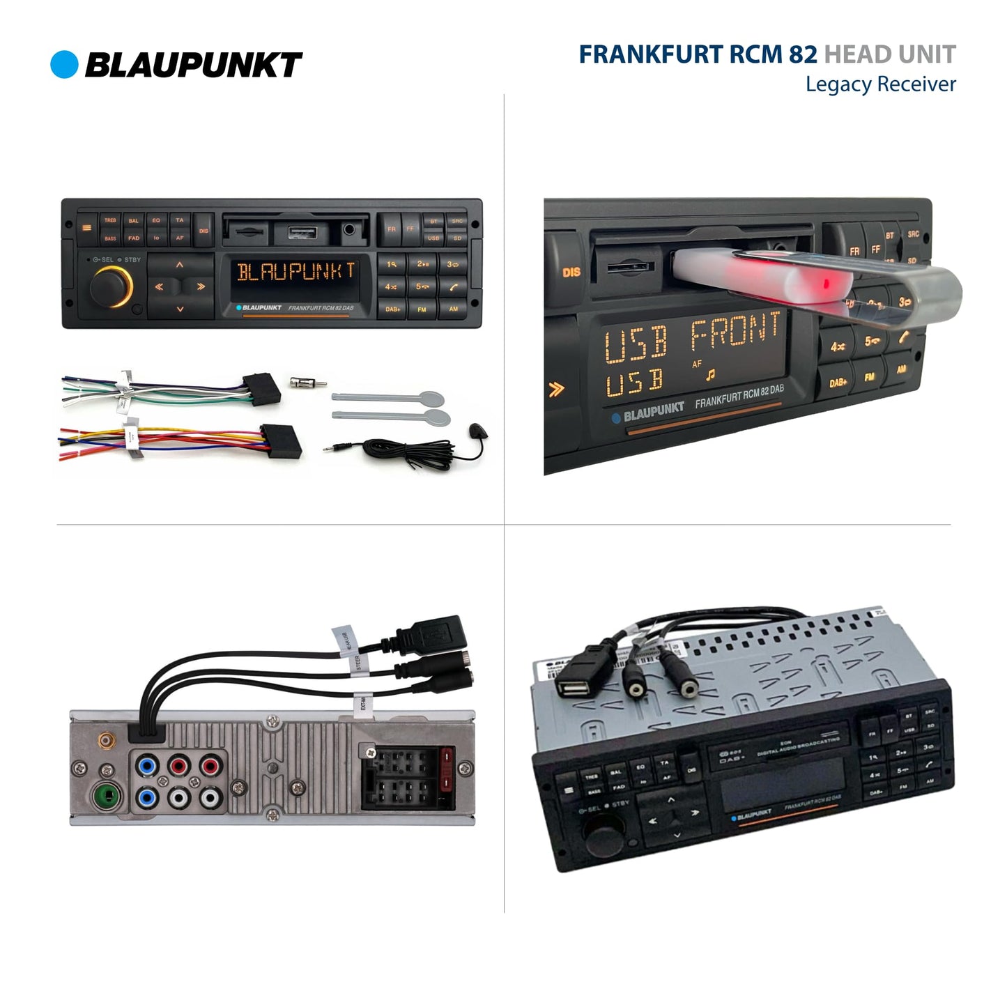 BLAUPUNKT Frankfurt RCM 82 Dab Radio con Bluetooth - Negro