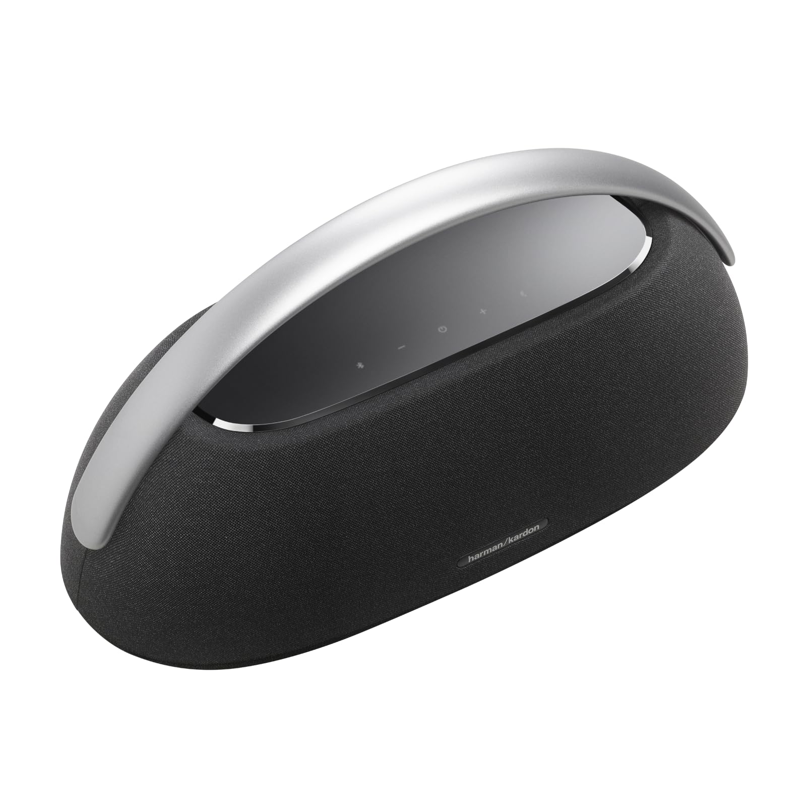 Harman Kardon Go + Play 3 Bocina Inalámbrica Bluetooth, 160W de Potencia, Reproducción 8 Horas, Micrófonos Duales - Negro