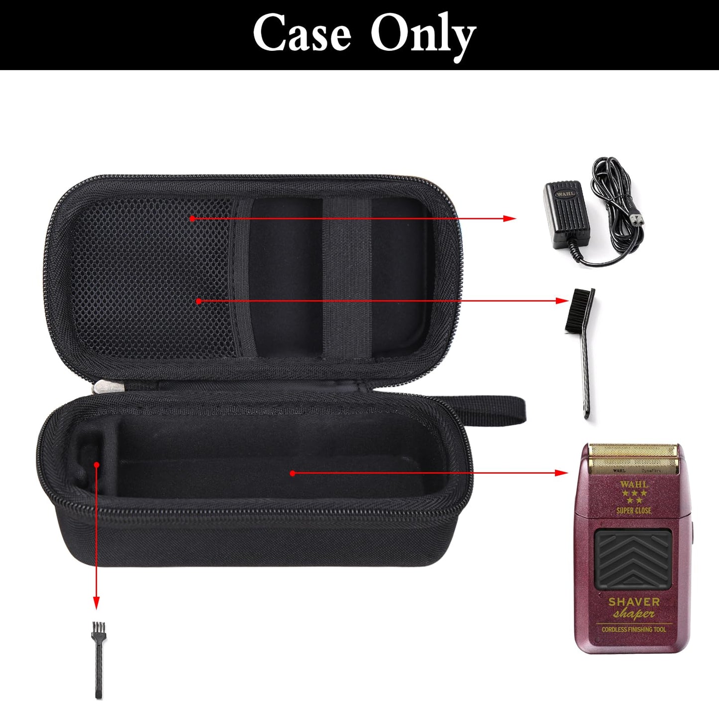 Aproca Hard Travel Carrying Case for Andis 17150 Profoil Lithium Shaver