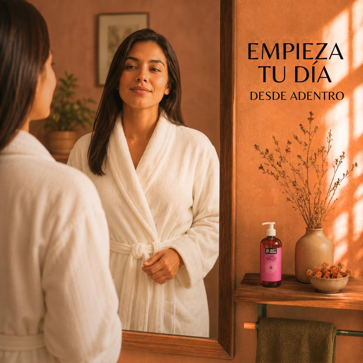 Jabón Íntimo Para Mujer - Beauty Freedom Pure Essence Woman 250ml - Con Tea Tree, Aloe Vera, Clorofila Y Vitamina E - Limpieza y Frescura - Con Aceite De Lavanda, Manzanilla Y Malvavisco