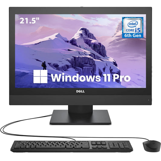 PC Todo en Uno Dell OptiPlex 5250 Blanca con Core i5 y Win11 Pro Reacondicionada