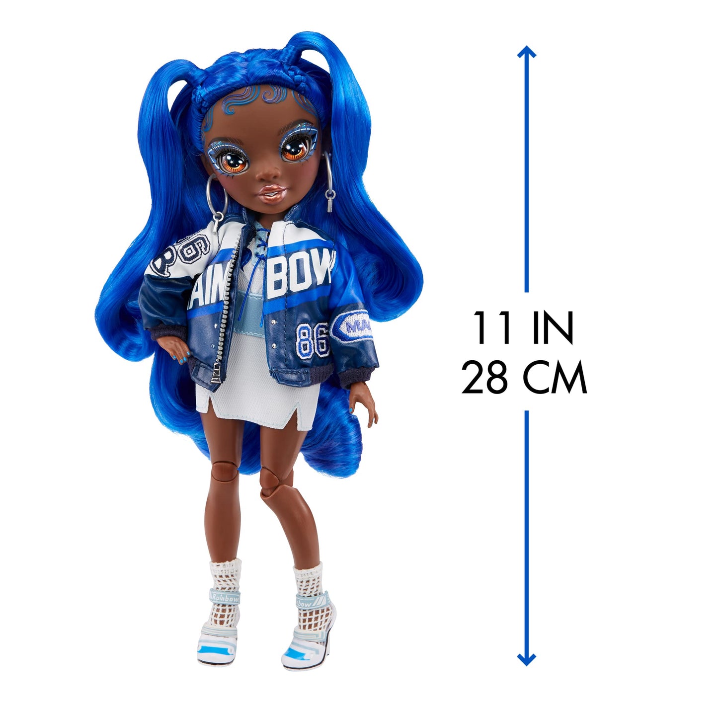 Muñeca de Moda Rainbow High Coco VANDERBALT Azul Cobalto Coleccionable para Niños