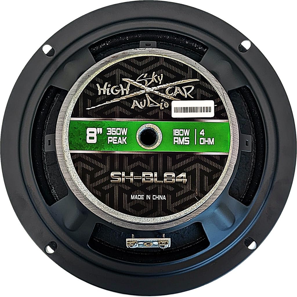 Altavoz de Rango Medio Sky High Car Audio Azul 8 Pulgadas 4 Ohmios