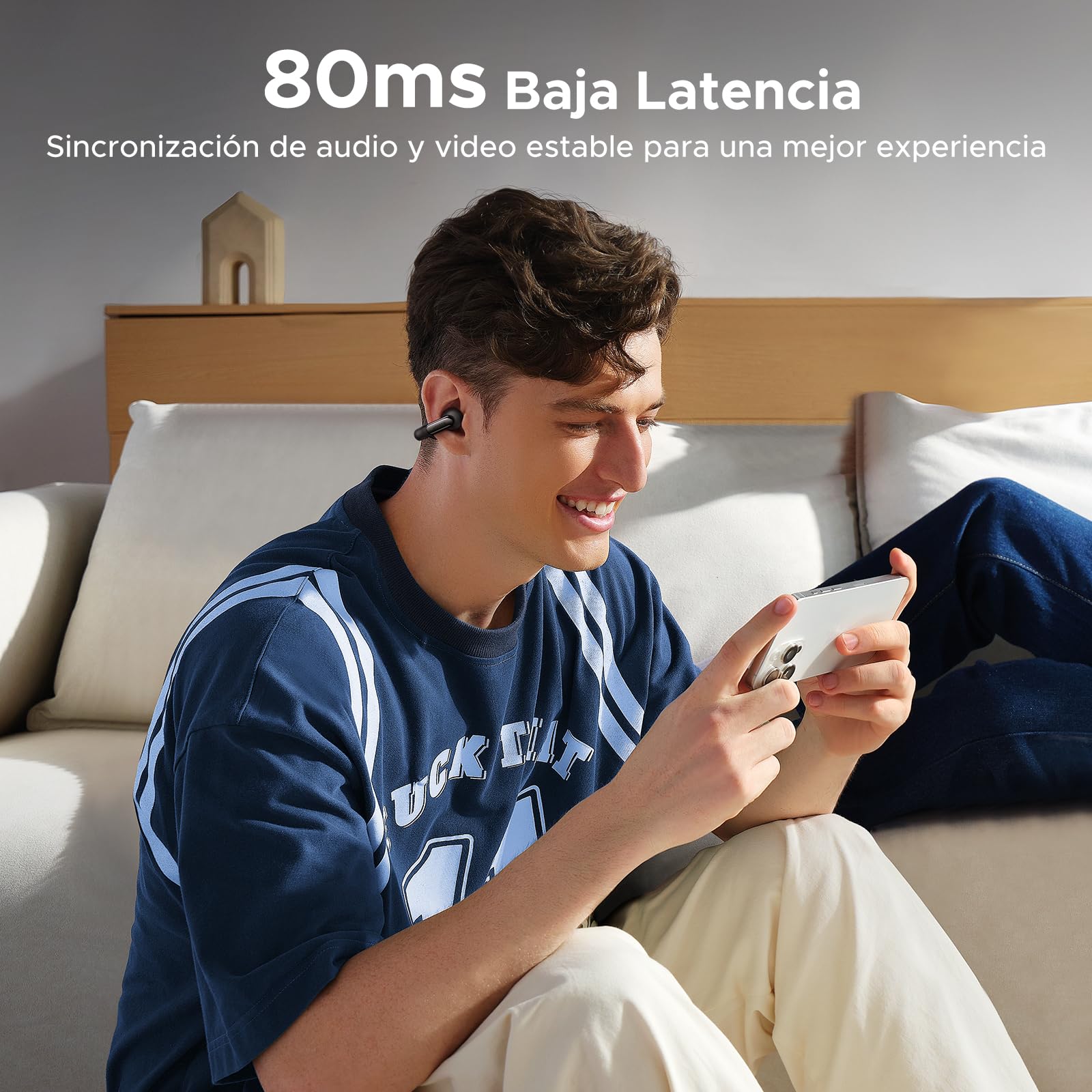 Audífonos Inalámbricos UGREEN Bluetooth 5.4 Oído Abierto con Reducción de Ruido IA y Sonido 3D