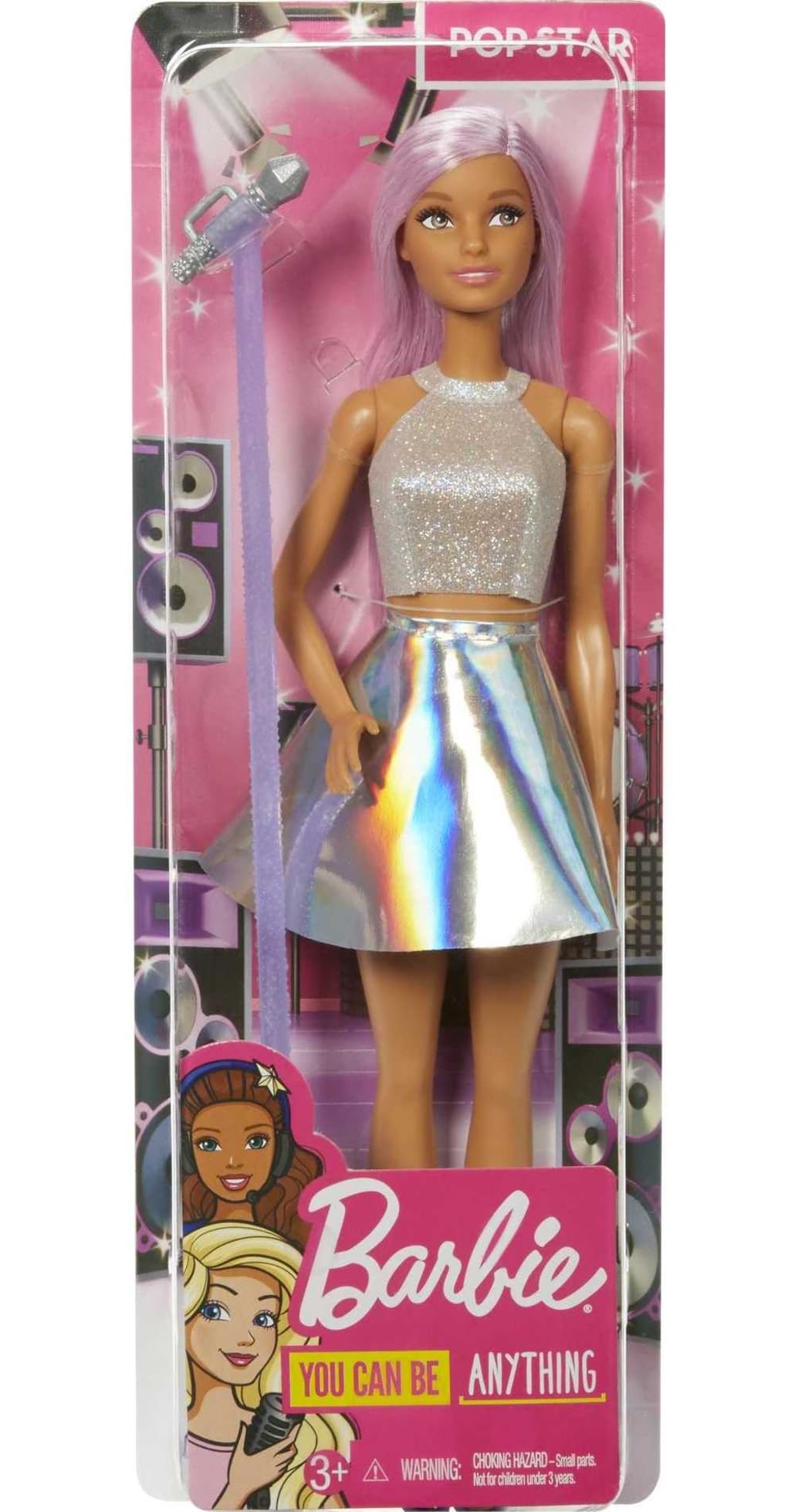 Barbie Muñeca Profesiones Cantante con Micrófono