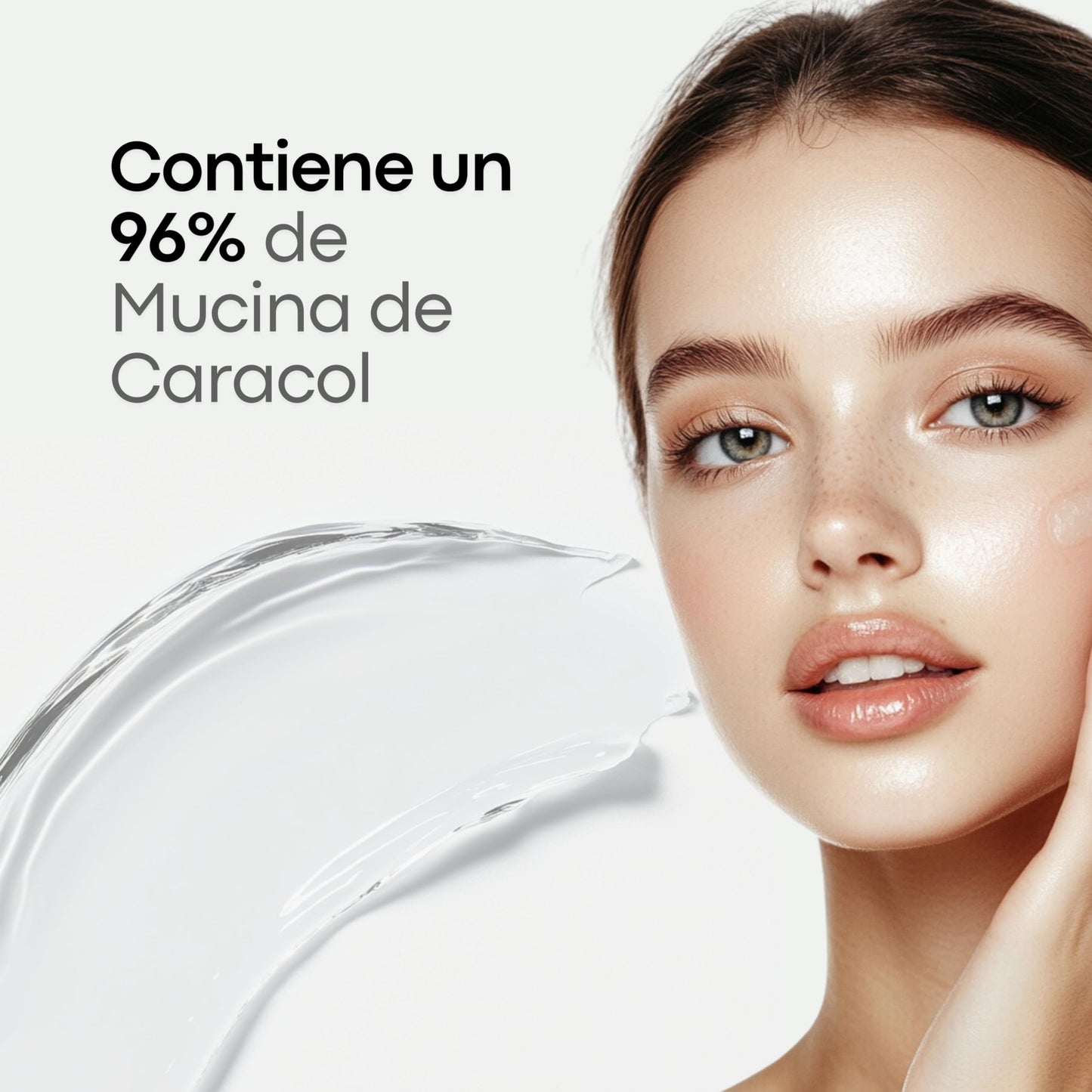 Sqin Luxiena Serum Baba de Caracol Coreano, Mucina de Caracol 96%, Repara e Hidrata la piel, Skincare Coreano, Snail Mucin, 100 ml.