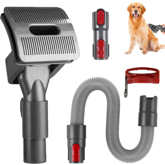 Cepillo Quita Pelo de Mascotas con Manguera y Adaptador Dyson V15 V12 V11 V10 V8 V7 Accesorios para Mascotas