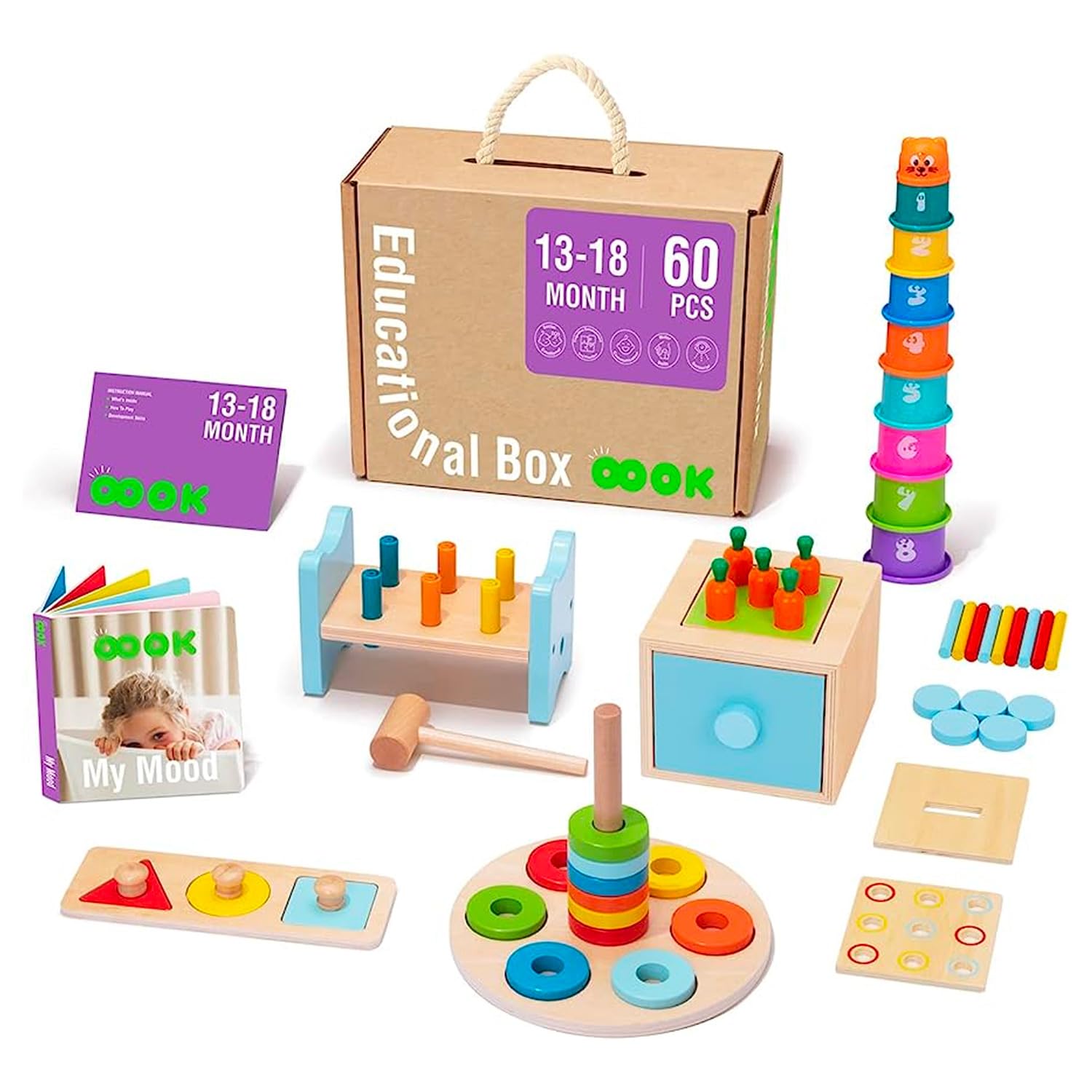 Kit Sensorial 13-18 Meses: Estímulos Suaves Y Seguros
