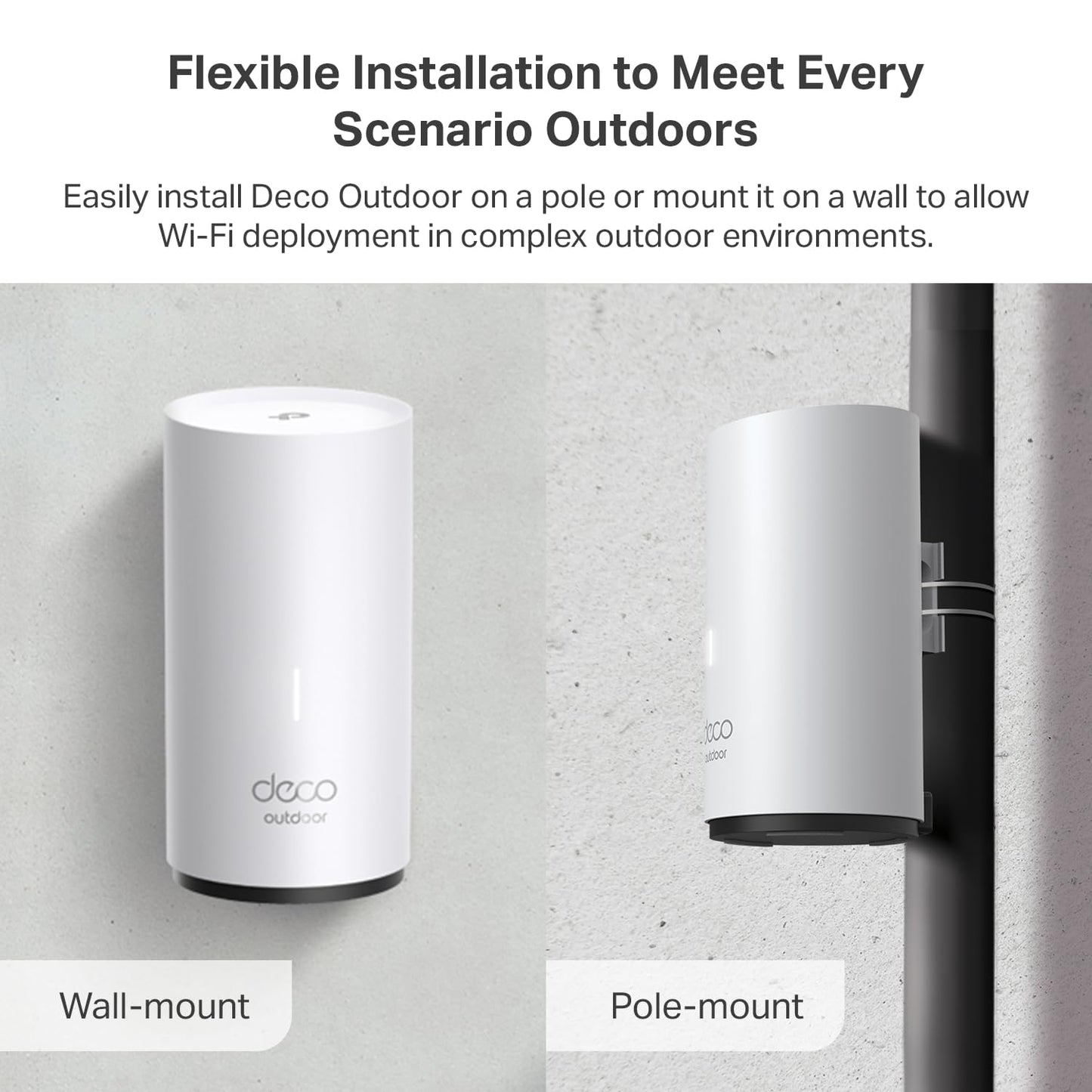 Sistema WiFi 6 Mesh TP-Link Blanco con Roaming Continuo y Puertos Gigabit para Exteriores