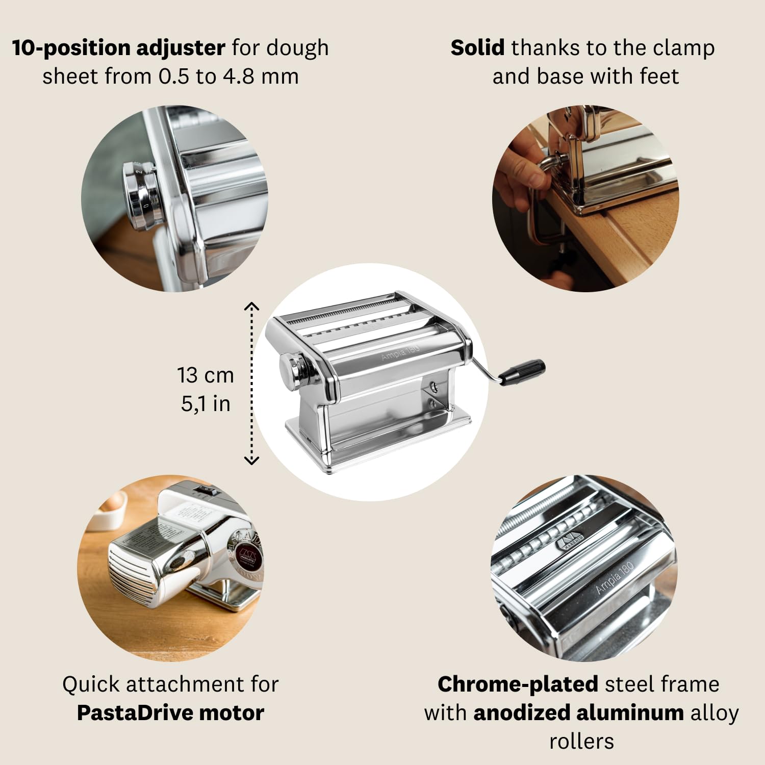 Marcato Ampia 180 Pasta Maker