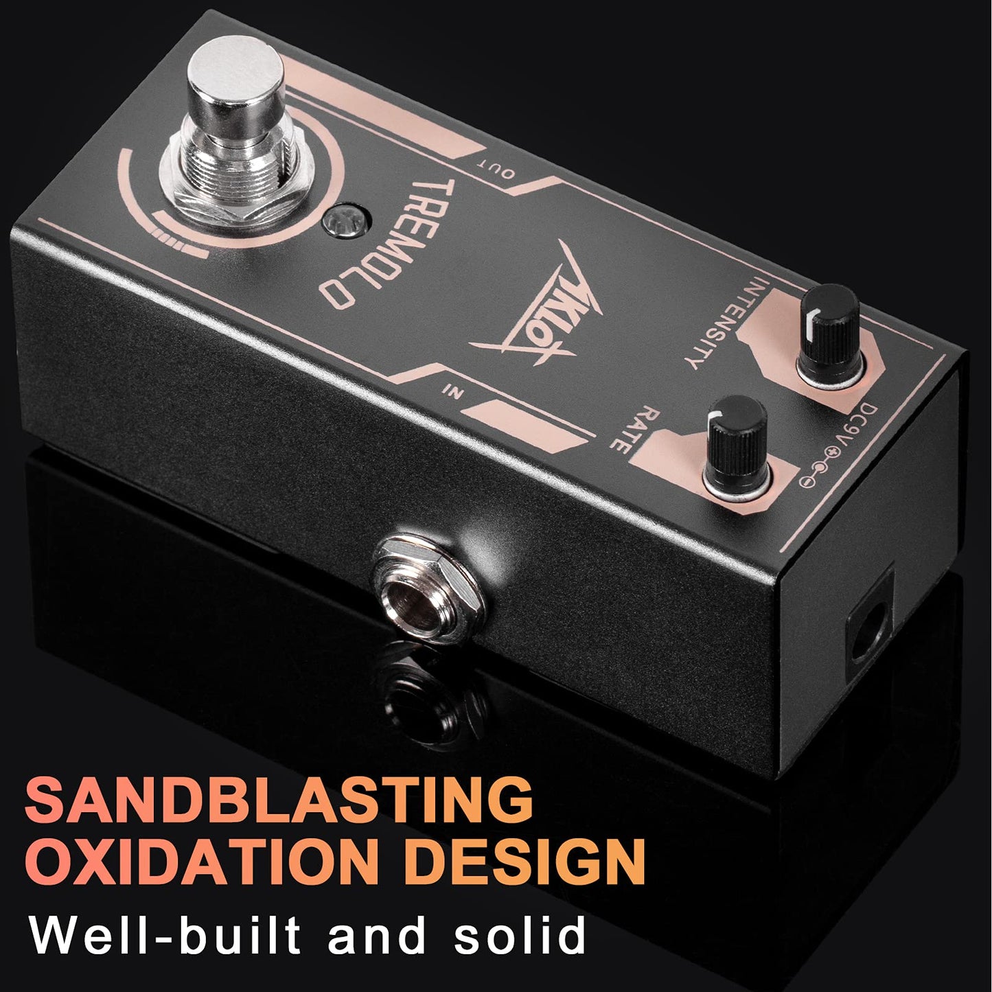 Pedal de Guitarra Tremolo AKLOT Electric Effects mini tipo único para Hombre