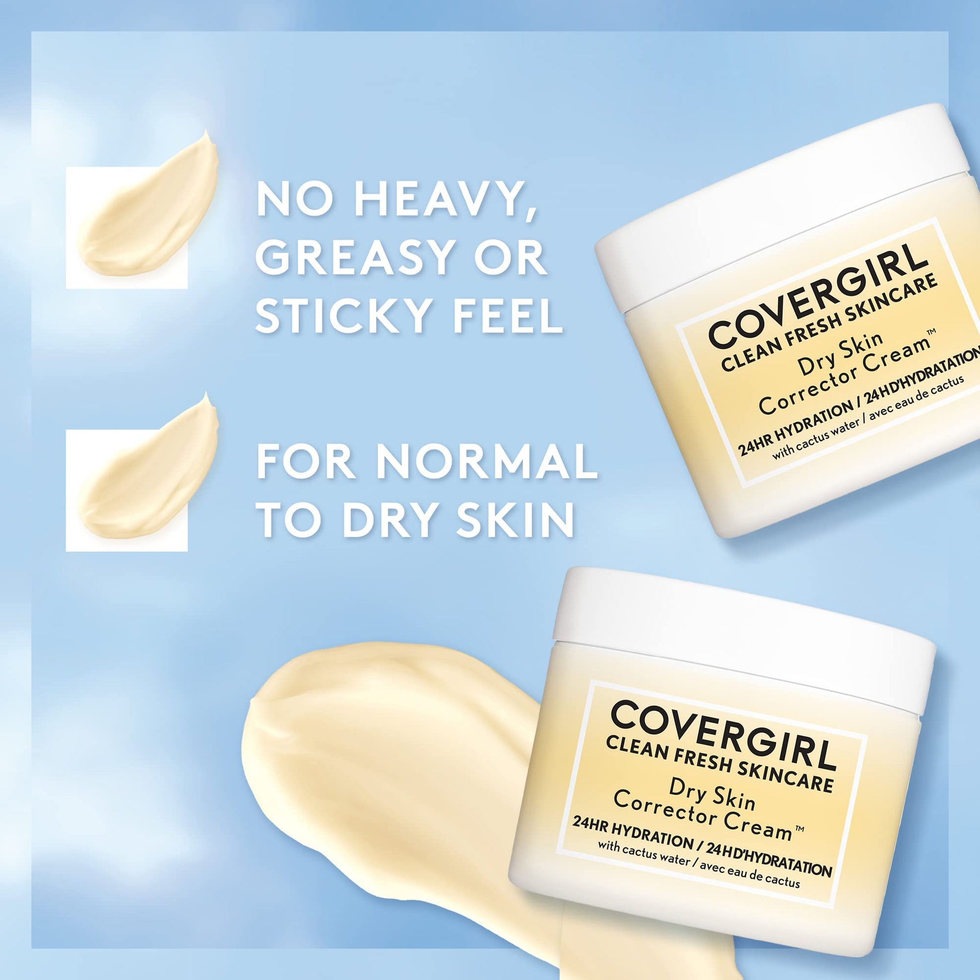 COVERGIRL Clean Fresh Skincare Dry Skin Corrector Cream
