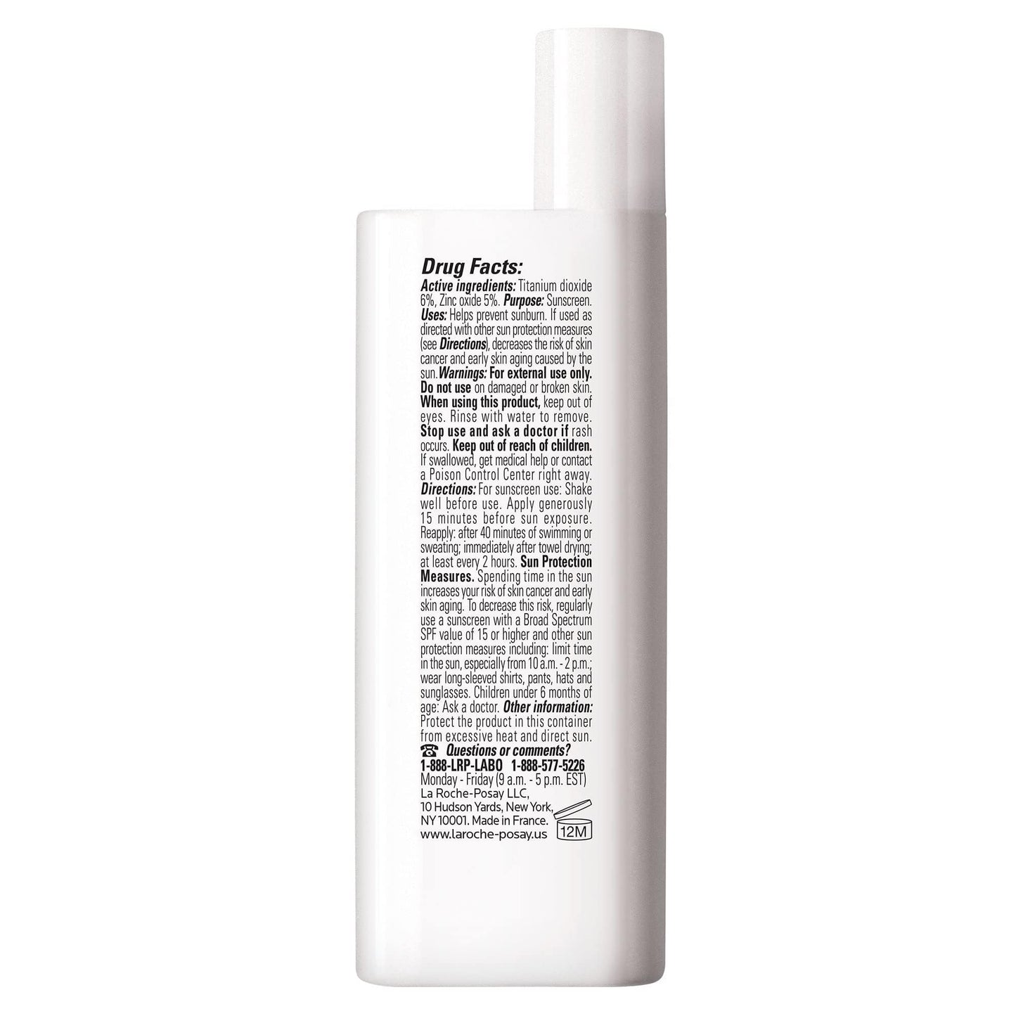 La Roche-Posay Anthelios 50 Mineral Protector solar ultra ligero con SPF 50, 50 ml (1.7 oz)