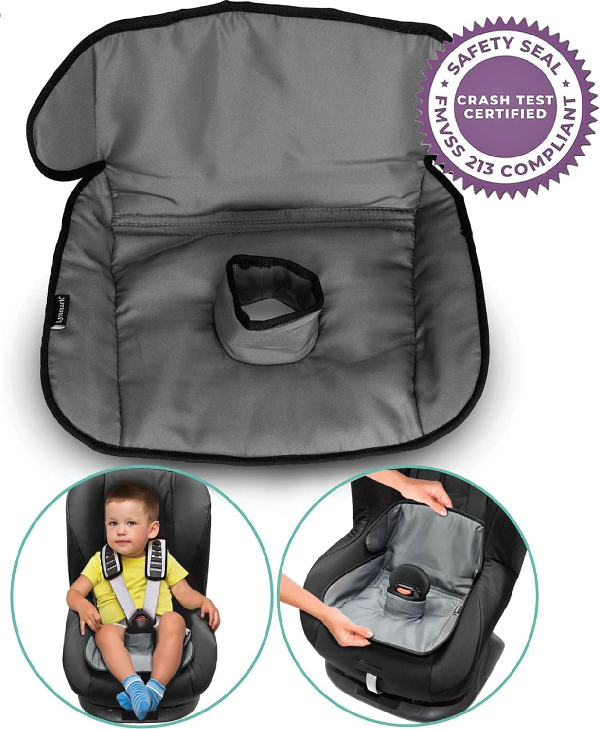 Lynmark® Protector de Asiento de Coche para Entrenamiento de Orinal - Funda Resistente al Agua con Almohadillas Blandas para Niños Pequeñitos y Asientos de Bebé - Esterilla Universal Lavable y Apta
