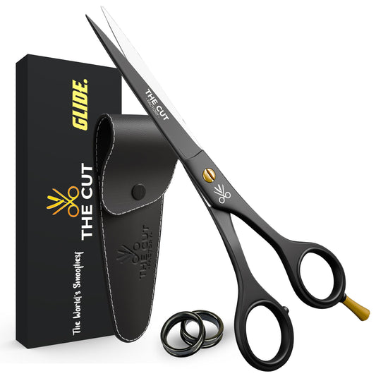 Cut Factory-6.5 - Tijeras de pelo profesionales de acero inoxidable, ergonómicas y ultra afiladas para salones y hogar