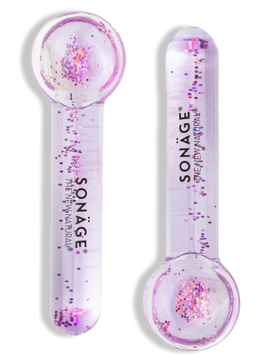 Sonage Baby Frioz - Mini globos helados, globos de hielo pendientes de patente para cara, herramienta facial 5 en 1, masajeador para ojos y cuello, aprieta la piel, reduce la hinchazón y las arrugas
