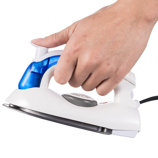 DenniesCare - Plancha de vapor portátil para ropa, plancha de mano con suela antiadherente, plancha, plancha en seco y planchado a vapor, tanque de agua desmontable con calentamiento rápido