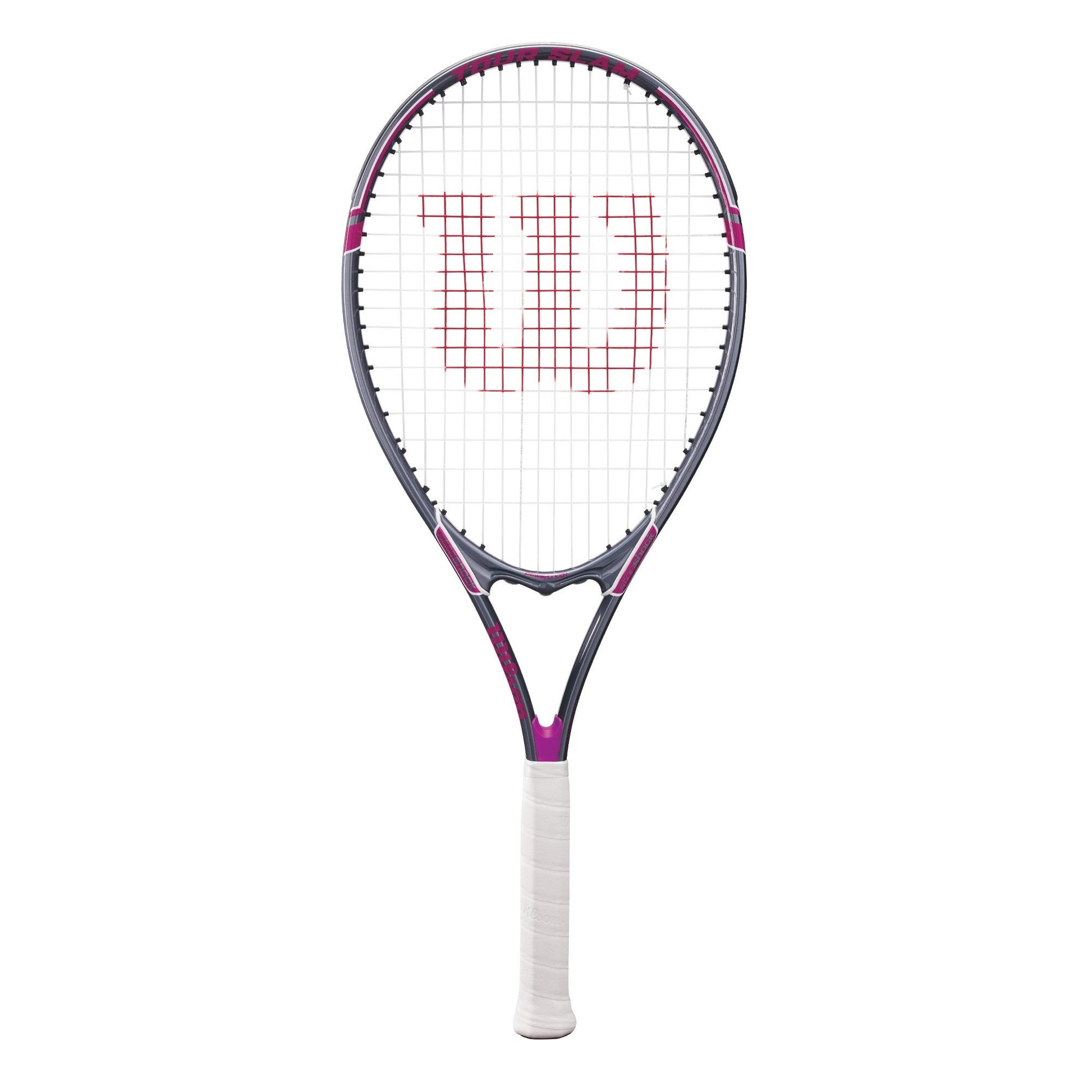 Raqueta de Tenis Wilson Tour Slam Rosa Gris recreativa para Adultos