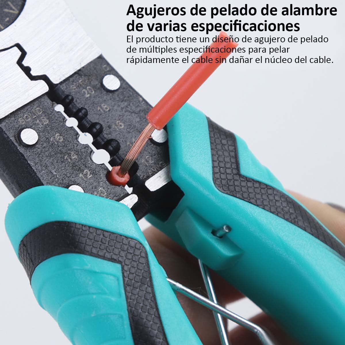 Juego de Alicates Herramienta Incluye Pinza de Punta Larga, Pinza de Corte Diagonal y Pinza de Alambre de Acero, Duradero de Acero Alto Carbono, Multiherramientas para Electricistas y Reparaciones