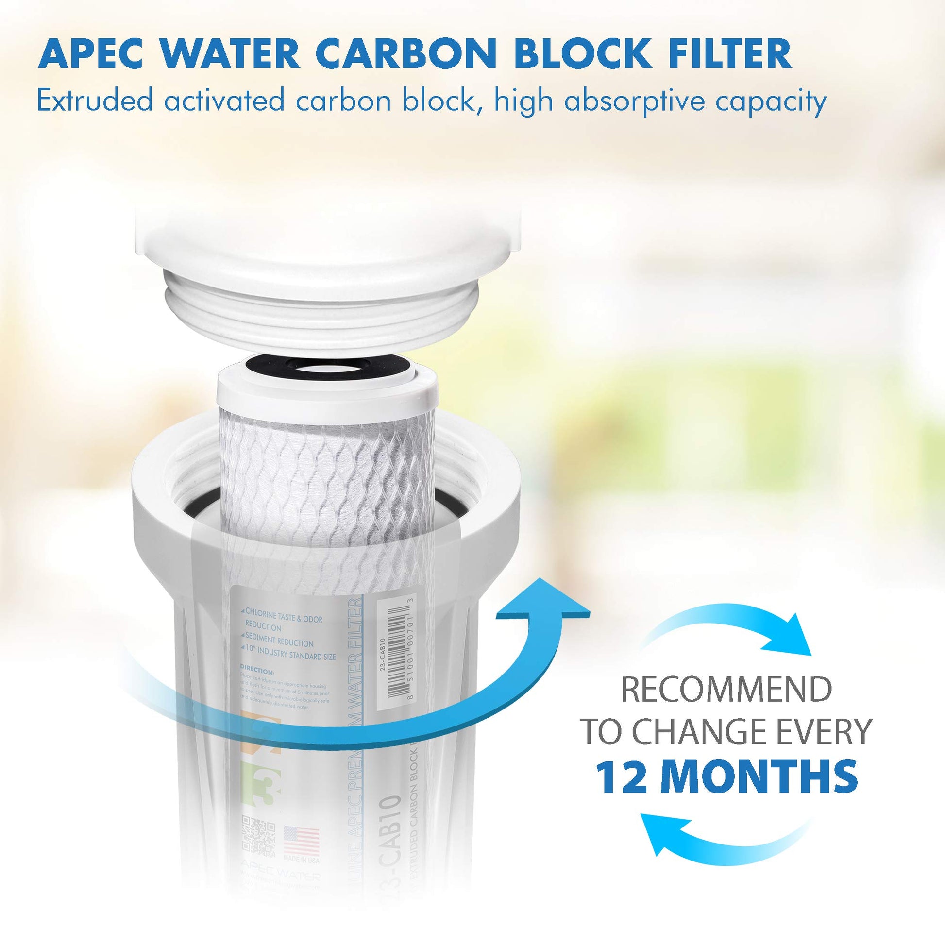 Filtro de Agua APEC Water Alta Capacidad Ultimate Pre-Filtro Set