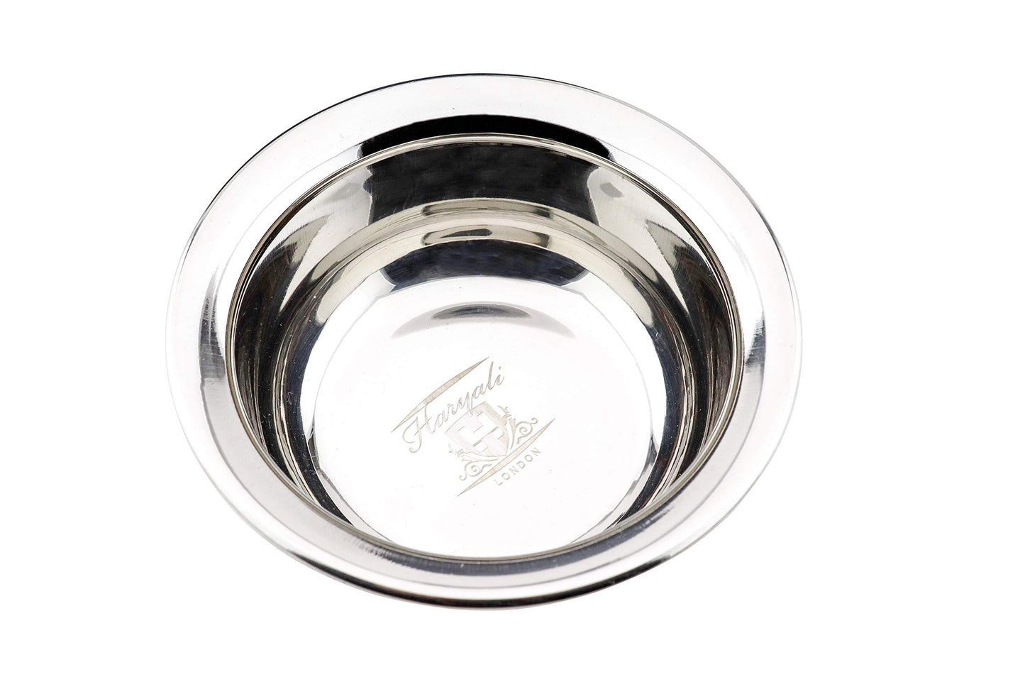 Haryali London High Grade German Stainless Steel Non Magnetic Polished Shaving Soap Bowl by Haryali London