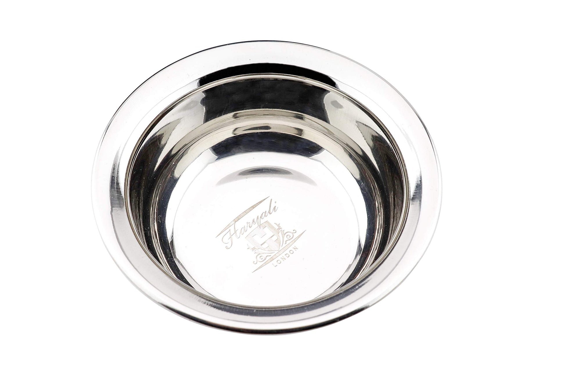 Haryali London High Grade German Stainless Steel Non Magnetic Polished Shaving Soap Bowl by Haryali London