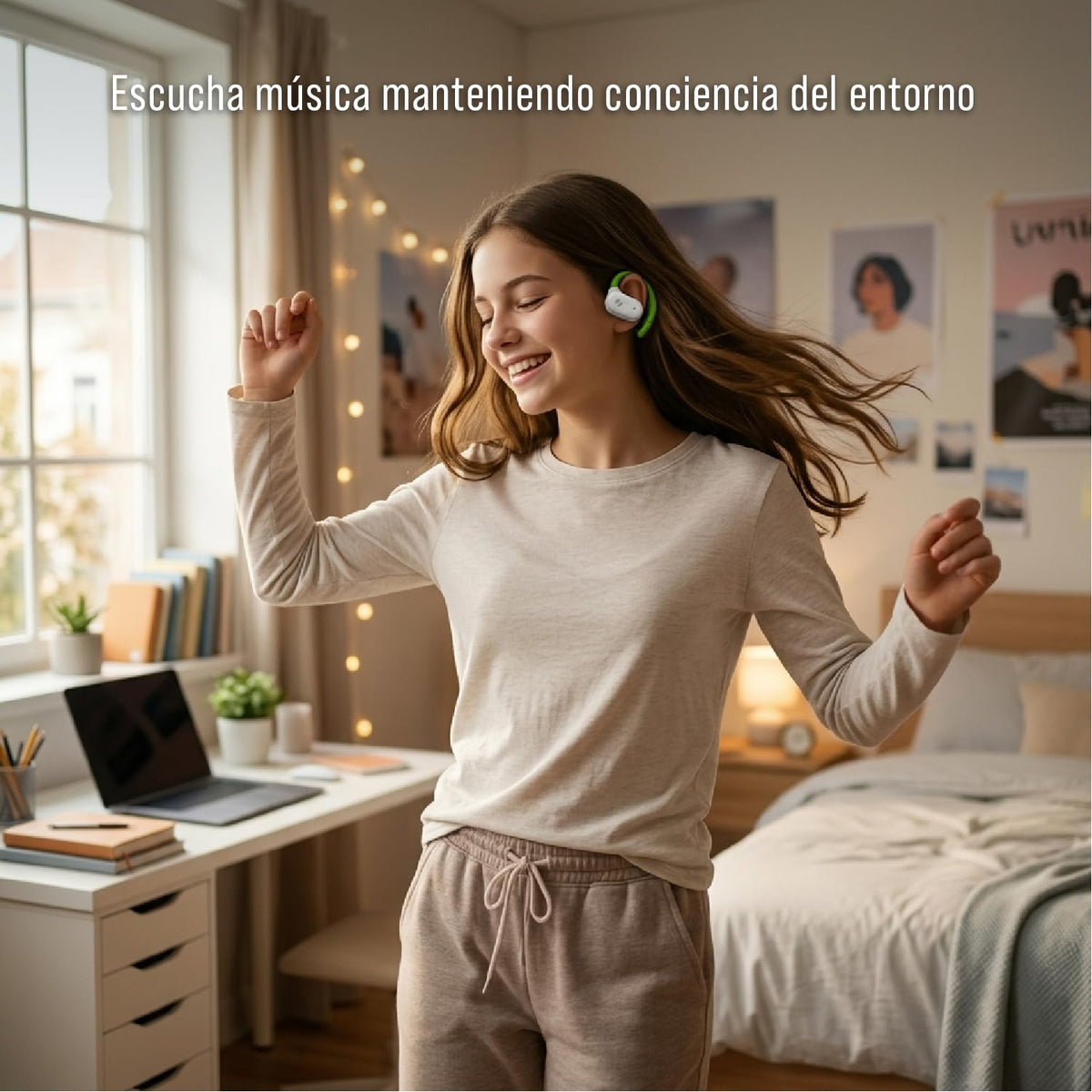 Audífonos Oído Abierto havit Neon BT 5.4 IPX5 64h