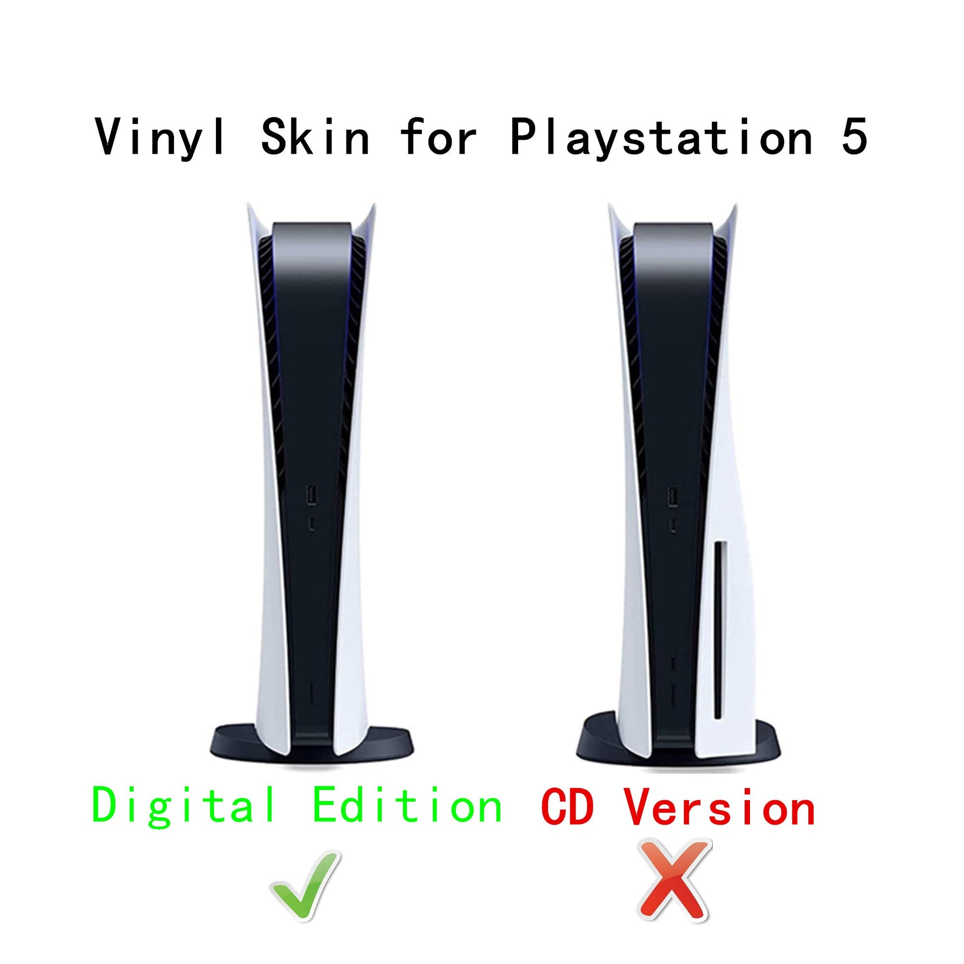 Calcomanías de Vinilo Asokex Fuego Colorido para PS5 Digital Edition