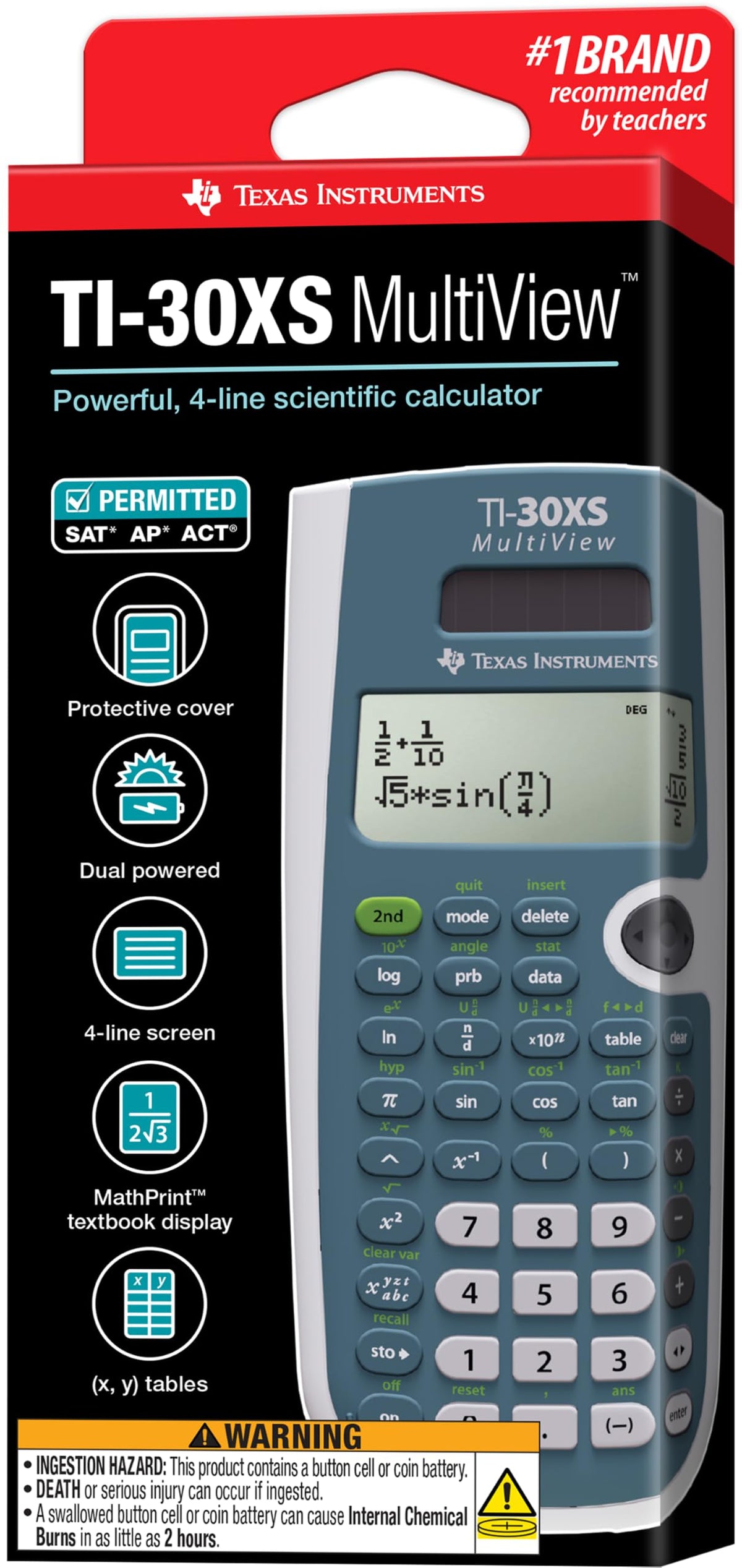 Calculadora Científica Texas Instruments TI-30XS MultiView
